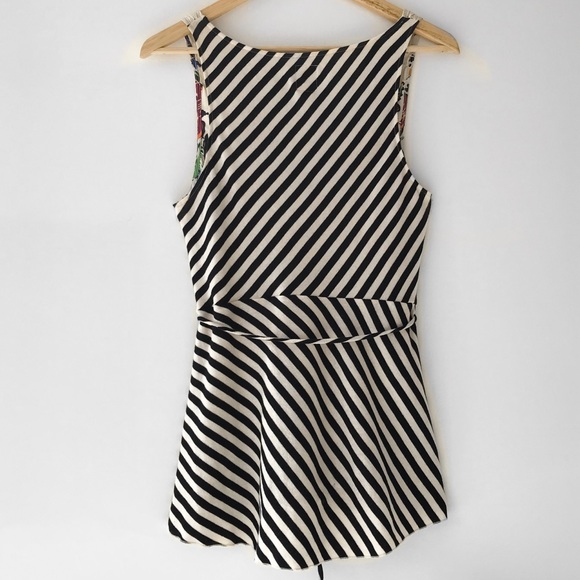 Anthropologie Silk Floral & Striped Top by “Tiny” - Picture 3 of 16